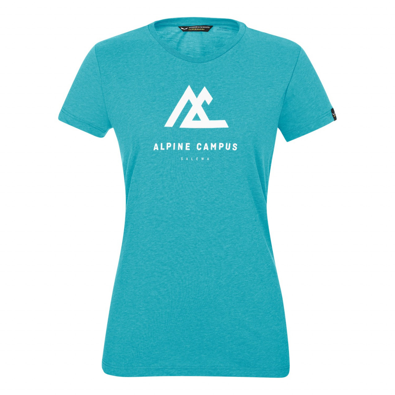 T-Shirts Salewa Frames Dry Short Sleeve Mulher Azuis 567AEKWTU